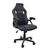 Bureaustoel ergonomisch Racer PRO ECO-leer zwart