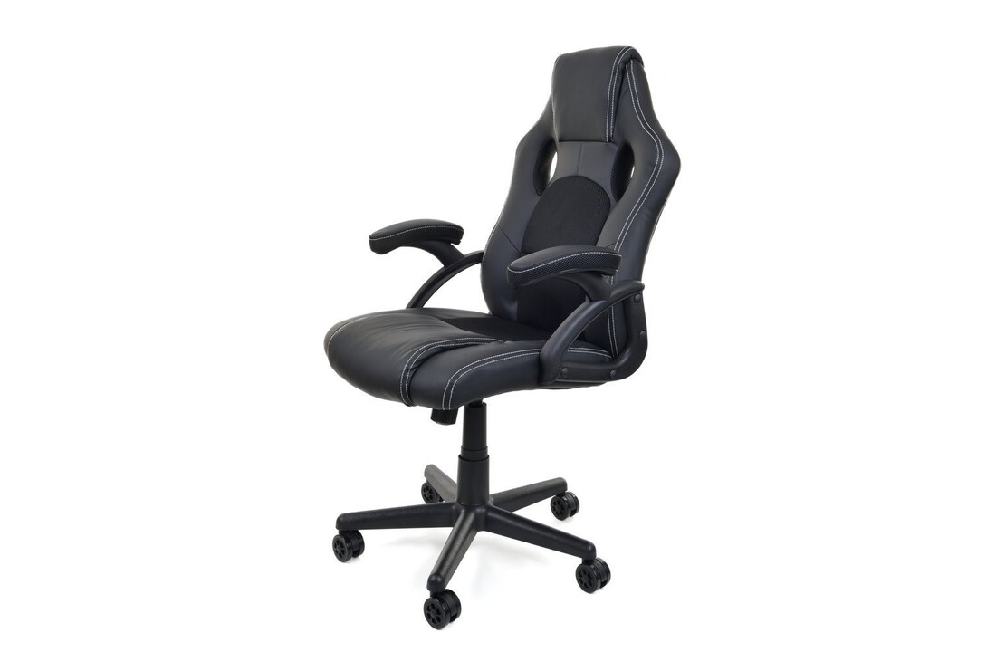 Race stoel ECO-leer Racer PRO zwart 120kg