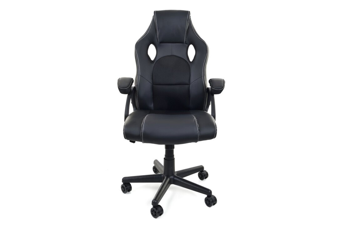 Race stoel ECO-leer Racer PRO zwart 120kg