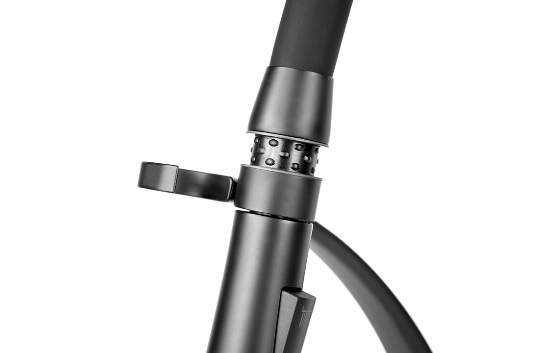 Flexibele keukenkraan zwart | Messing, 44cm hoog