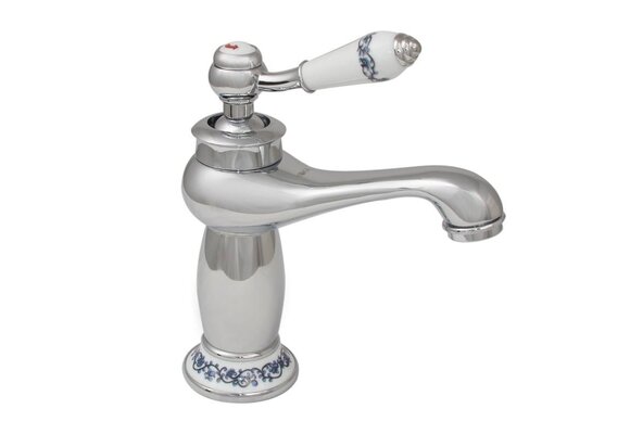 Badkamer kraan keramische hendel | Retro, Messing & Chroom