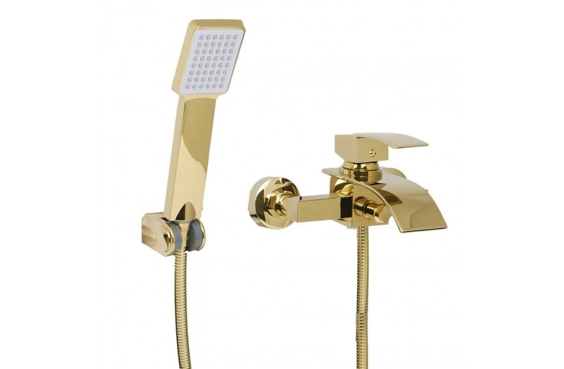 Gouden Douchekraan Messing 17.5x10cm Goud Modern