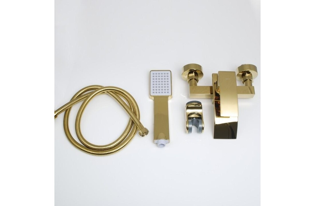 Gouden Douchekraan Messing 17.5x10cm Goud Modern