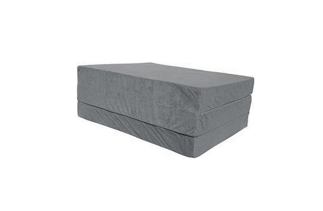 Opklapbaar logeermatras 195x70x15cm Grijs Foam