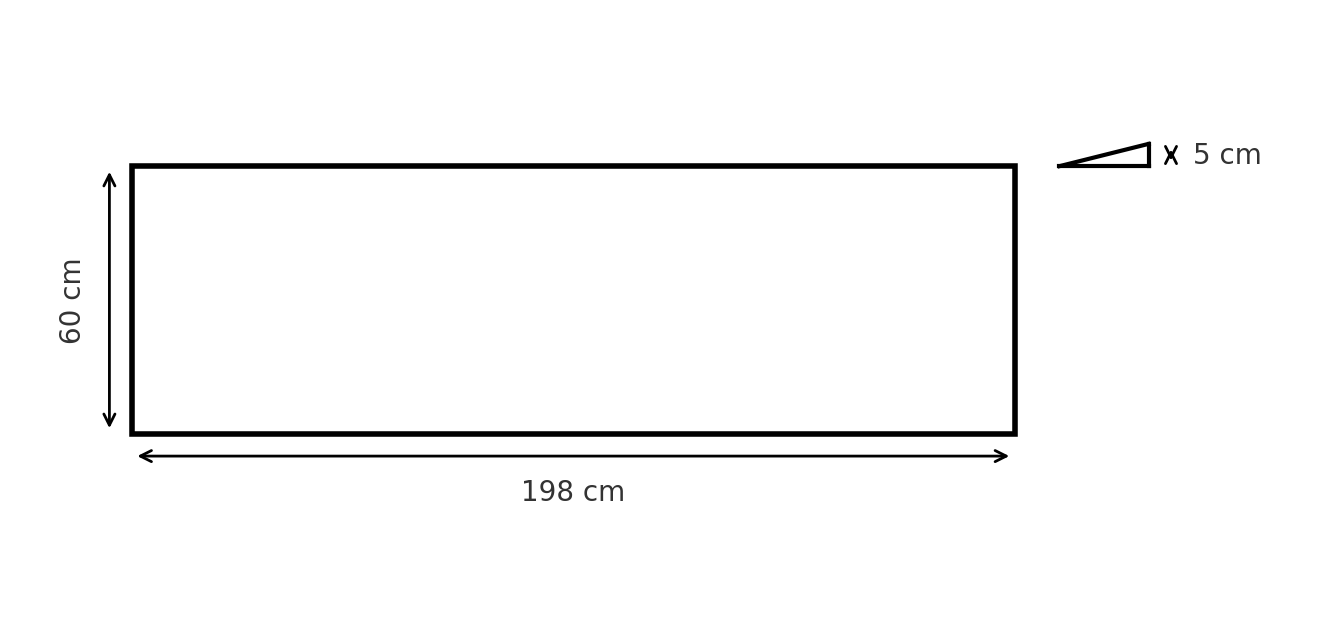 Slaapmat 60x198 beige - Oprolbaar, 5cm dik T-25 schuim