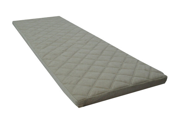 Logeerbed matras, opvouwbaar, 60x198x5cm, beige Alova polyester