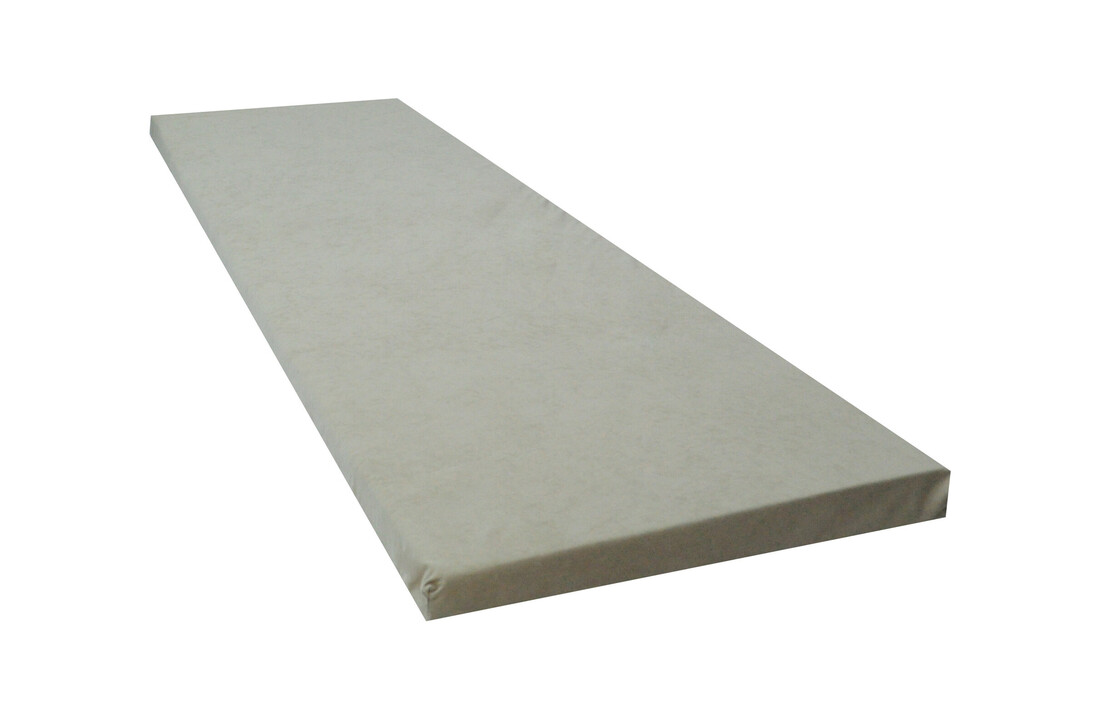 Logeerbed matras, opvouwbaar, 60x198x5cm, beige Alova polyester