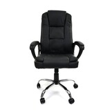 Bureaustoel zwart - Luxe Kunstleer, Memory Foam, Verstelbaar