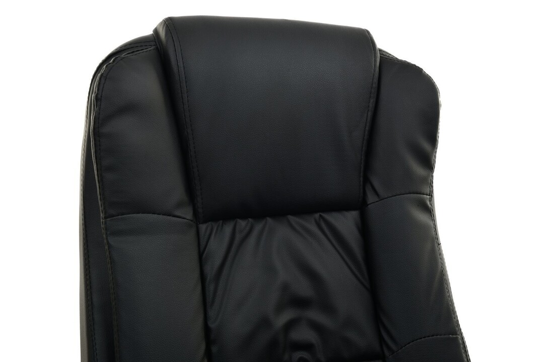 Bureaustoel zwart - Luxe Kunstleer, Memory Foam, Verstelbaar