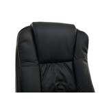 Bureaustoel zwart - Luxe Kunstleer, Memory Foam, Verstelbaar