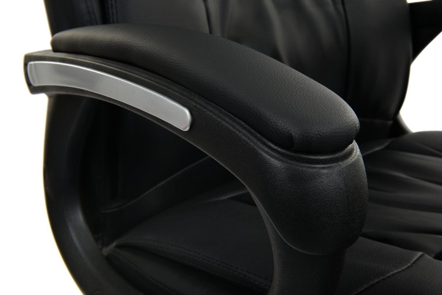 Bureaustoel zwart - Luxe Kunstleer, Memory Foam, Verstelbaar