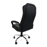 Stoel kunstleer hoog zwart 51-61cm verstelbaar