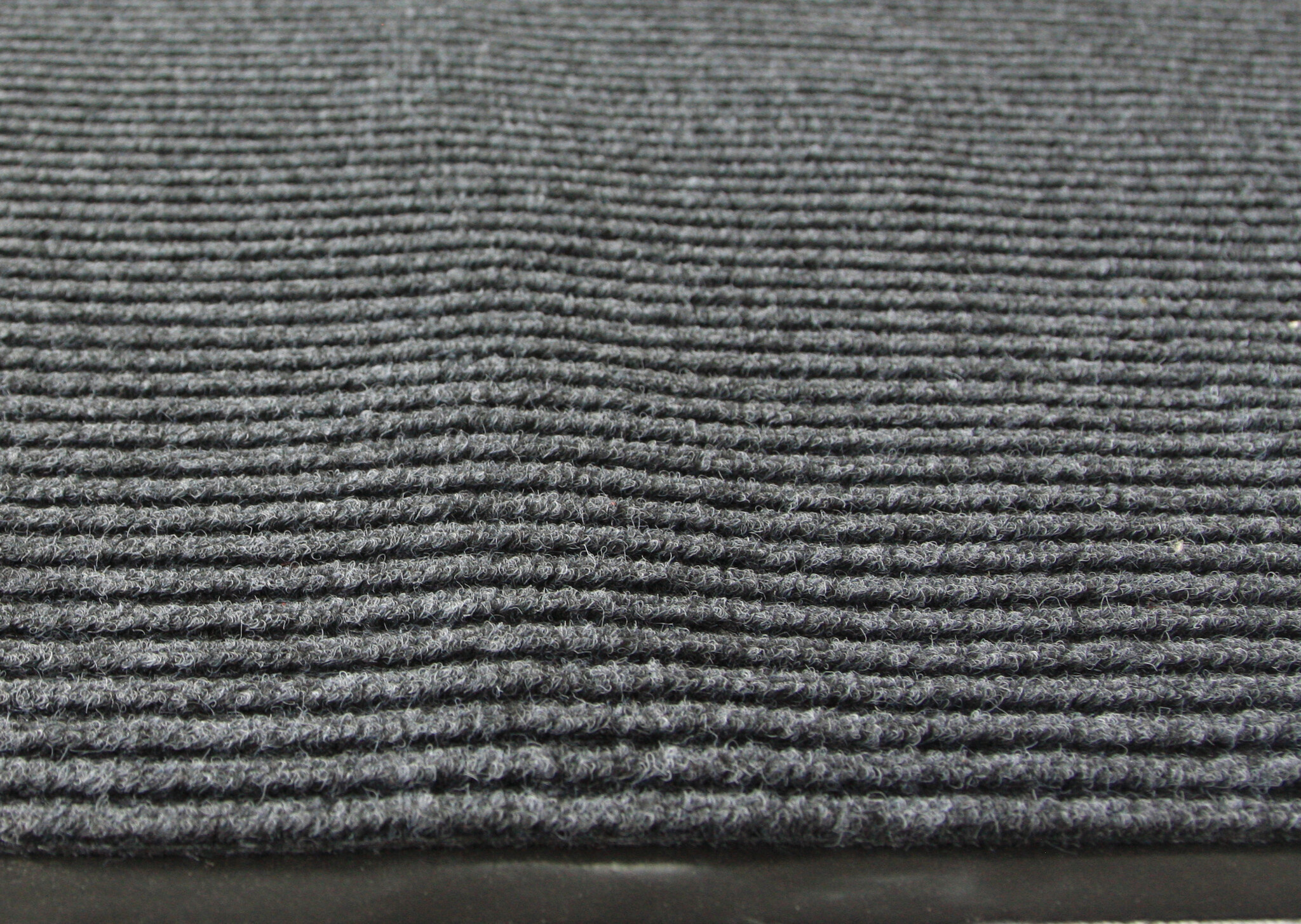 Geribbelde deurmat 120x180cm - Donkergrijs Rubber/Polypropyleen