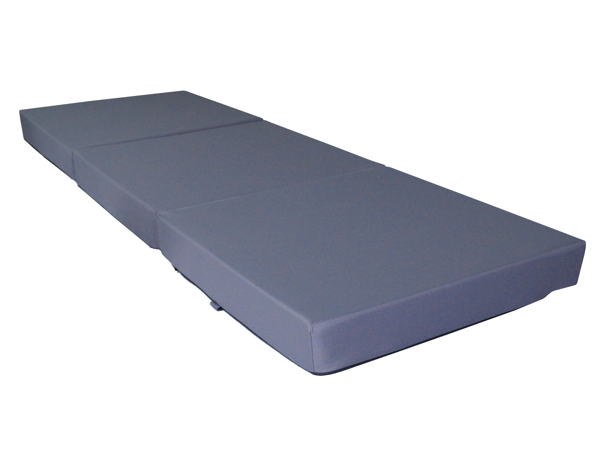 Opvouwbaar matras grijs 195x65x10 cm waterdicht H2 schuim