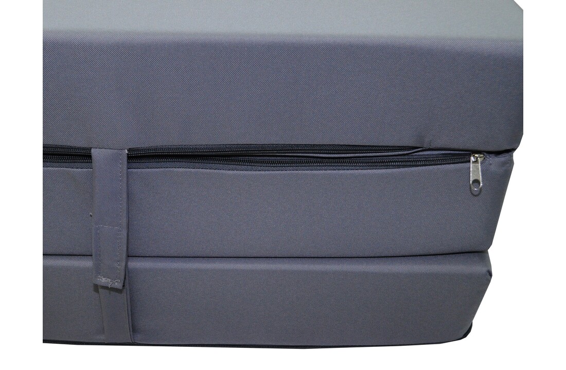 Logeermatras Grijs 195x65x10 cm H2 Waterdicht