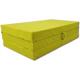 Vouwmatras groen 80x200x10 cm foam, ideaal logeer- en reisbed