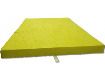 Campingmatras 80x200 cm – Groen, Foam, 10cm dik, Opvouwbaar