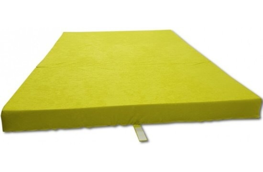 Opvouwbaar matras kind - 80x200cm, groen, foam