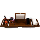 Badplank bamboe - 75-110x23cm - Naturel