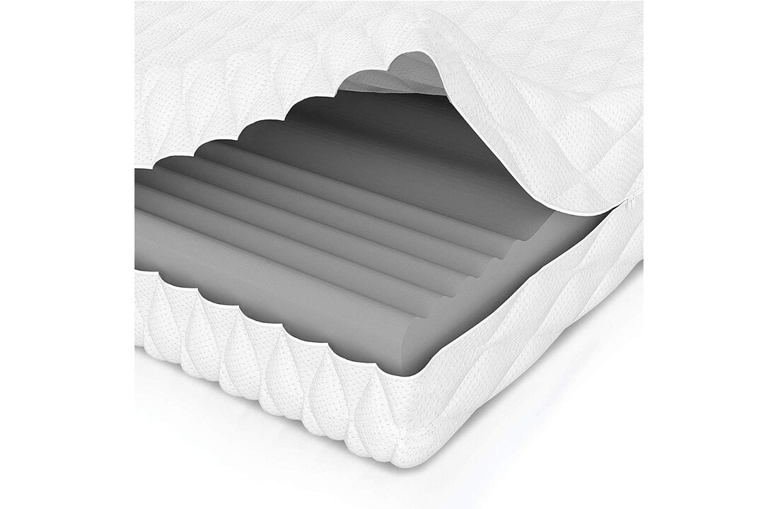 Matras HR schuim 120x200cm H3 Wit 15cm dik