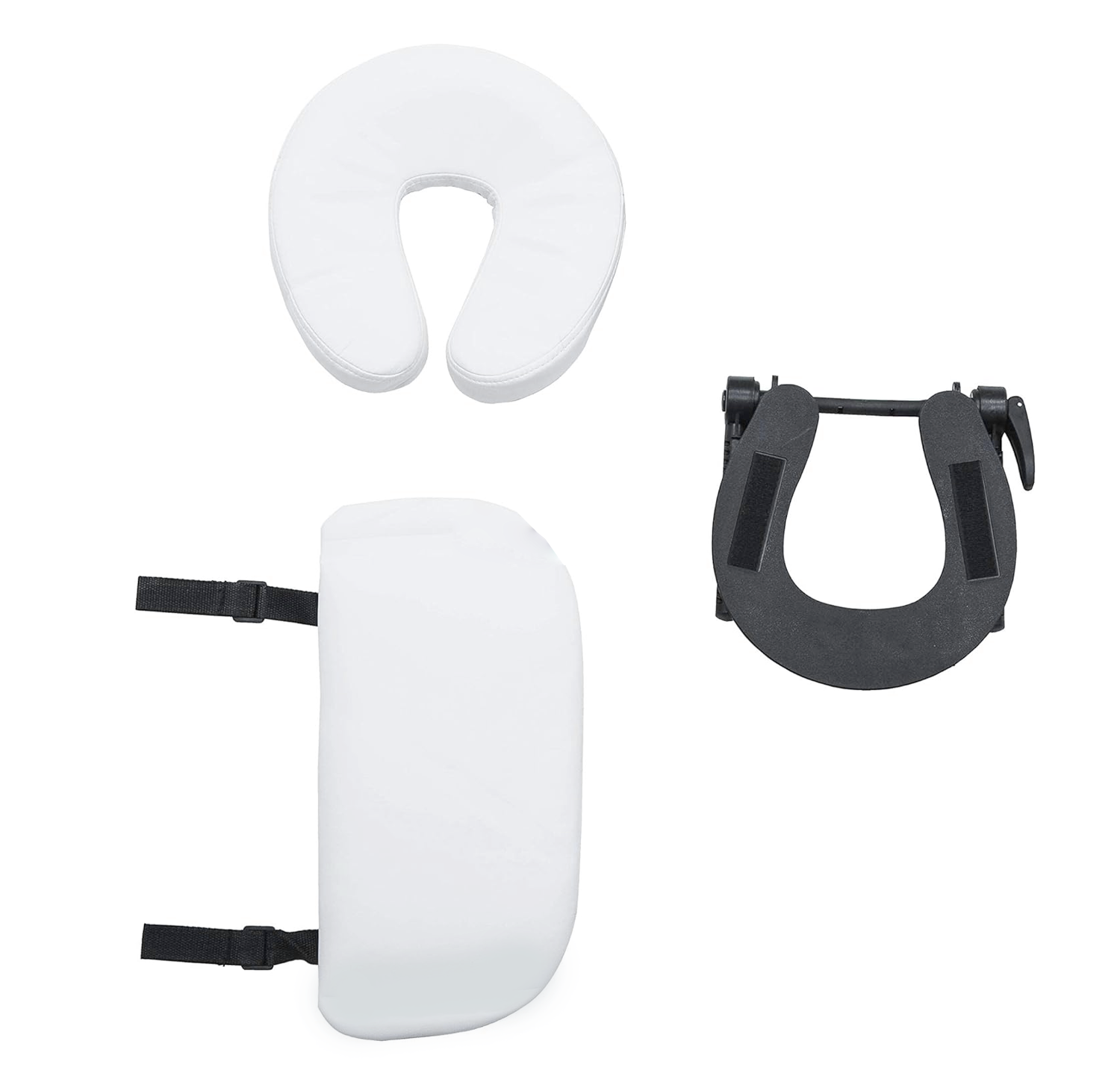 Inklapbare massagetafel - Aluminium, 185x70cm, Wit