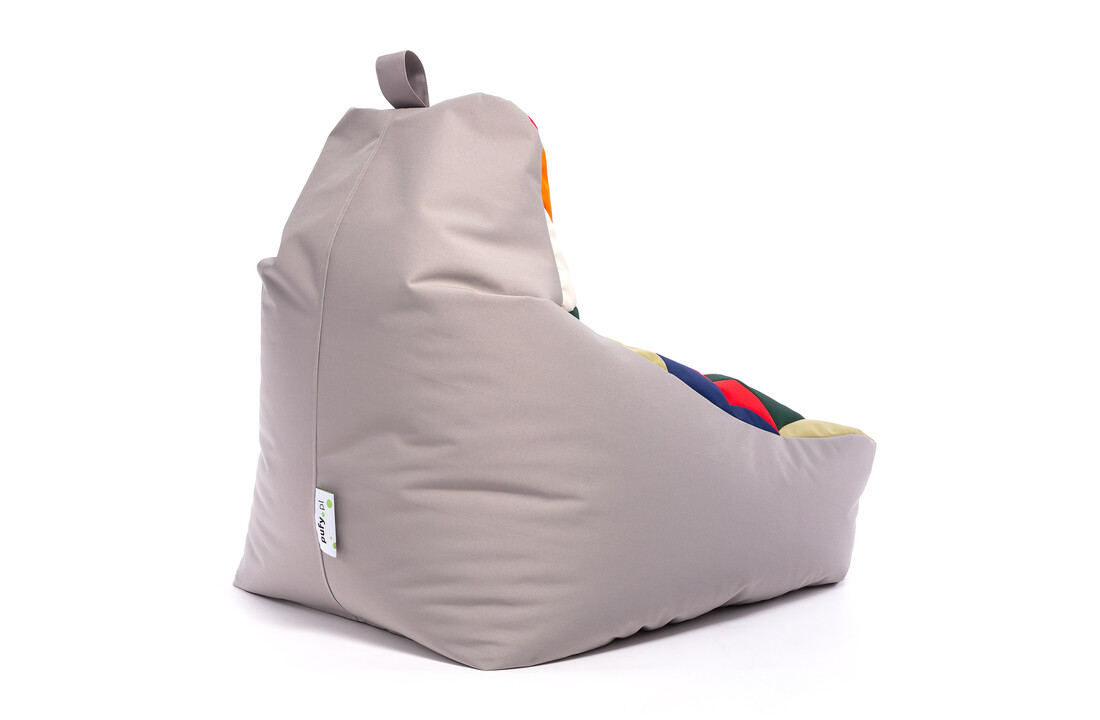 Zitzak buiten waterdicht - 100x80x85cm - Taupe/Multicolor Outdoor Polyester