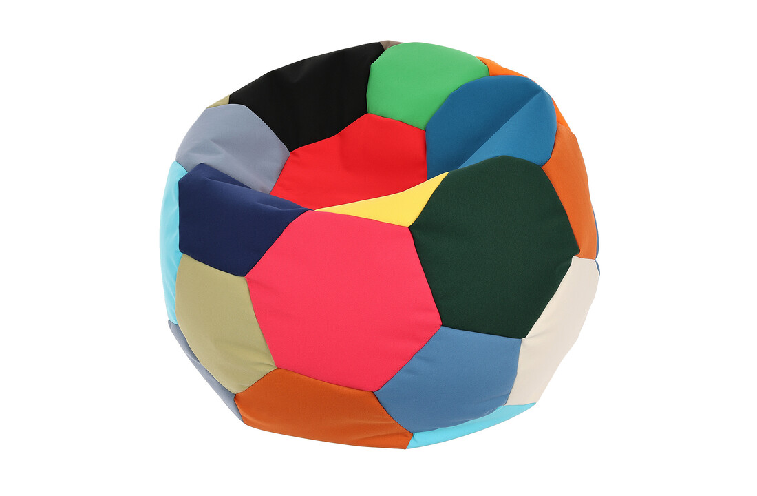 Voetbal zitzak buiten Ø 65 cm M - Multicolor Outdoor Polyester