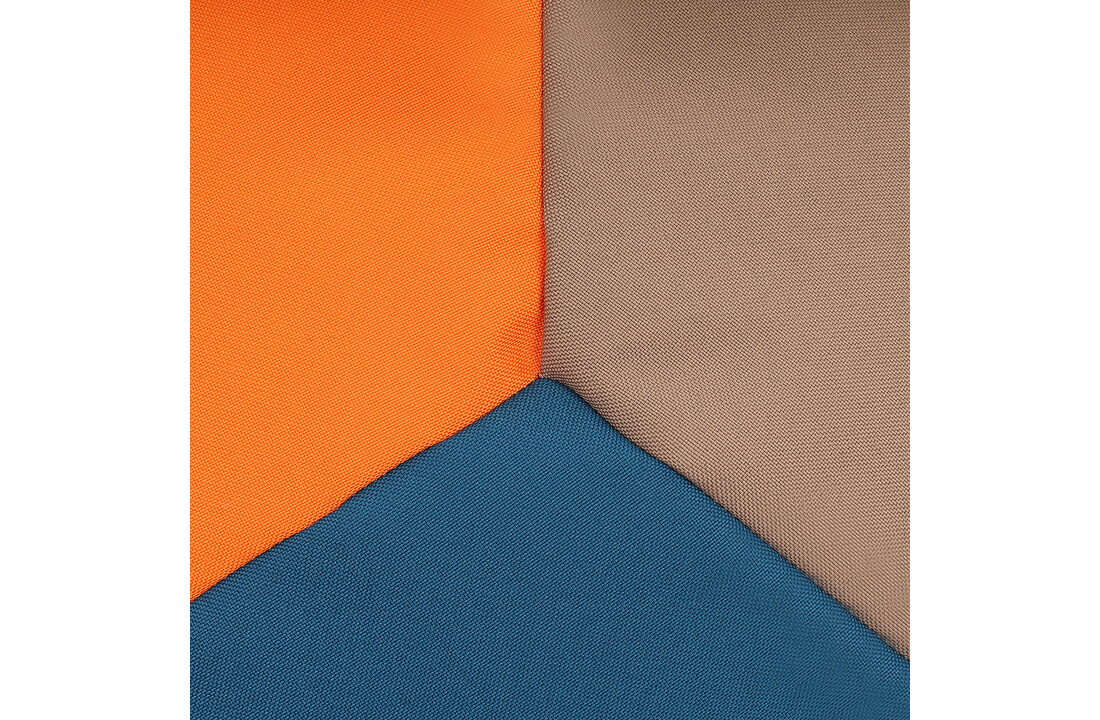 Buiten zitzak waterdicht voetbal design - Ø 65 cm - multicolor