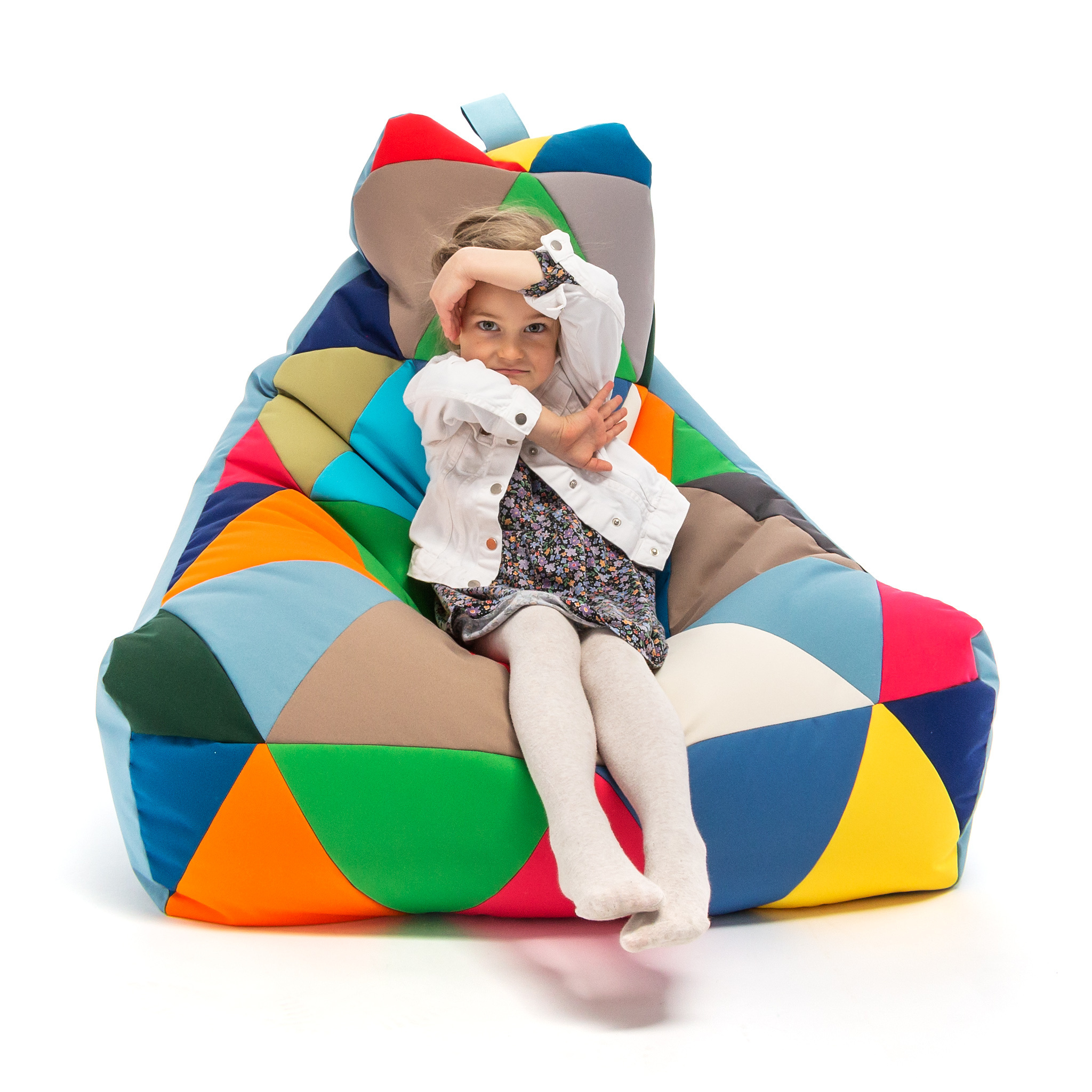 Zitzak buiten - Waterdicht Outdoor Polyester 100x80x85 cm Lichtblauw