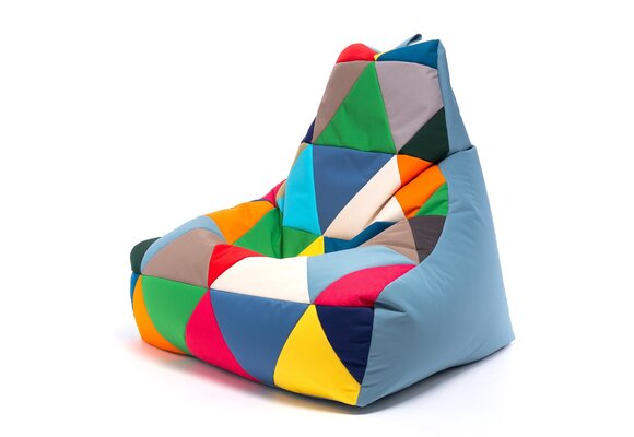 Grote zitzak buiten - KEIKO lichtblauw, 100x80x85 cm, outdoor polyester