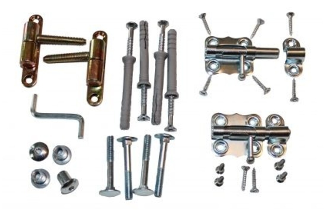 Traphekje breed: Hout, 102-182 cm, Naturel