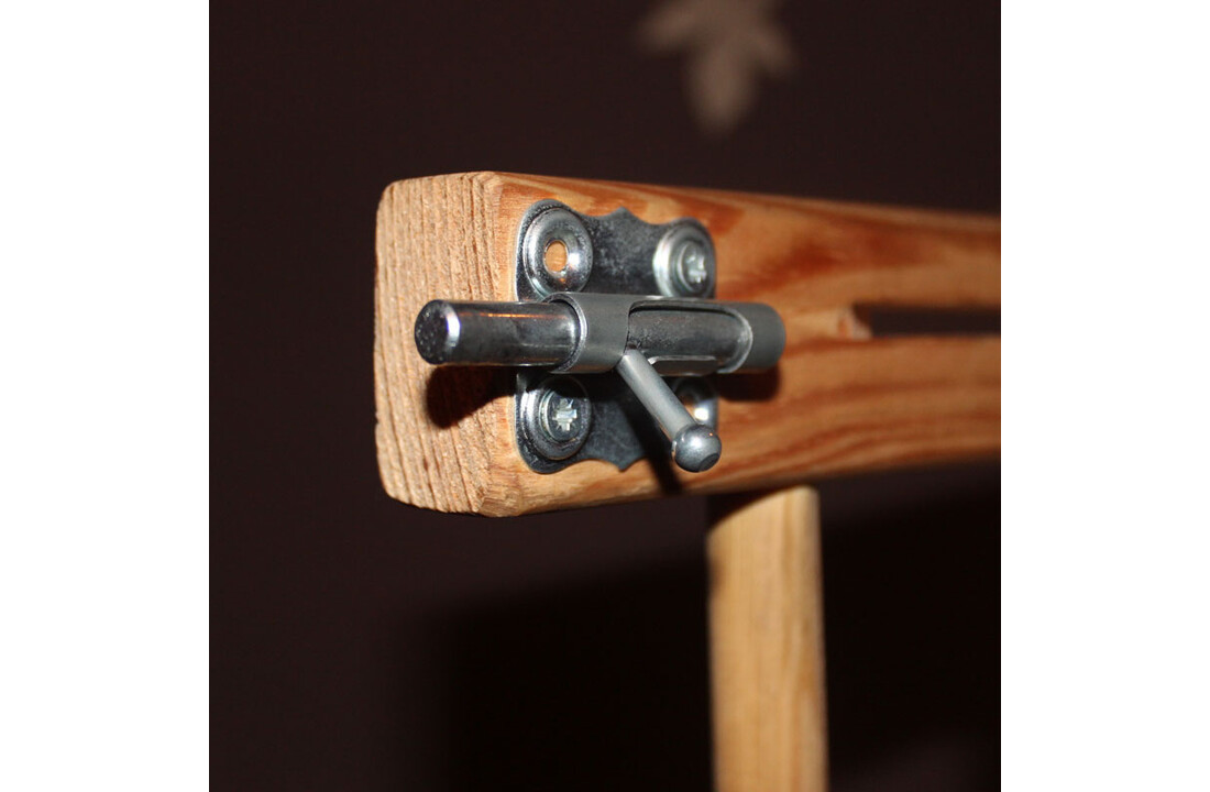 Babyhek bredere deuropening - Verstelbaar 102-182 cm, Hout Naturel