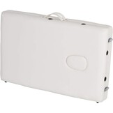 Massagetafel inklapbaar - Wit - 185x70cm - Hout