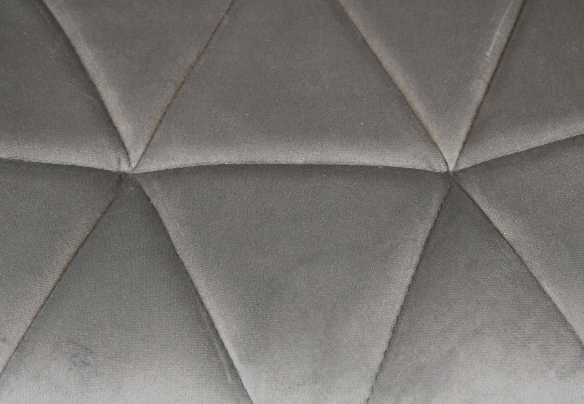 Grijze bureaustoel fluweel - In hoogte verstelbaar, 57cm breed, Chroom