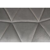 Bureaustoel in hoogte verstelbaar - Grijze Velvet - 41,5-53cm zithoogte