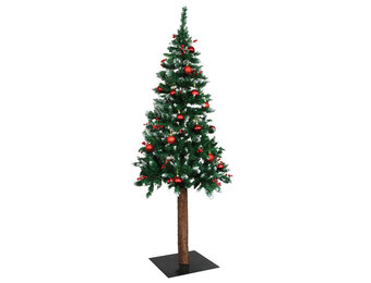 Kunstkerstboom 180 cm sneeuw | Groen, Grenenhout, PVC | Luxe uitstraling