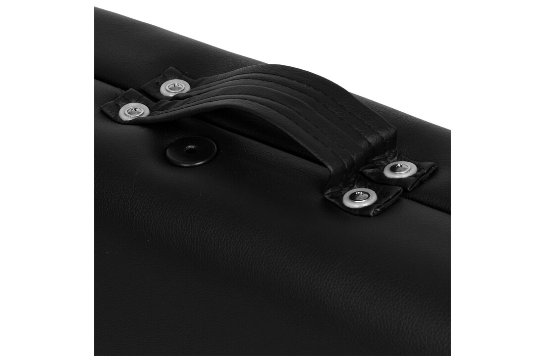 Massagetafel inklapbaar: Zwart Aluminium 185x70cm, 3 secties