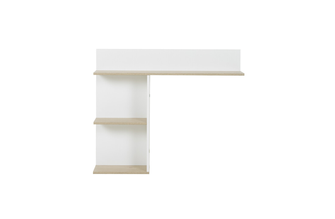 Hoofdbord bed 104x18x86 cm wit eiken