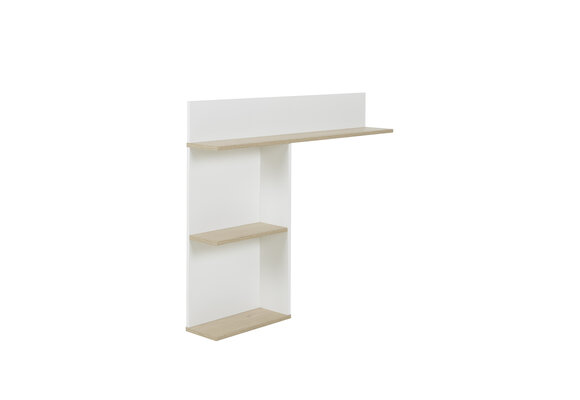 Hoofdbord bed 104x18x86 cm wit eiken