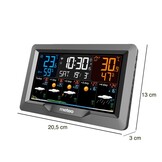 Draadloos weerstation buitensensor METEO SP101 - Wifi, 5-daagse voorspelling, grijs