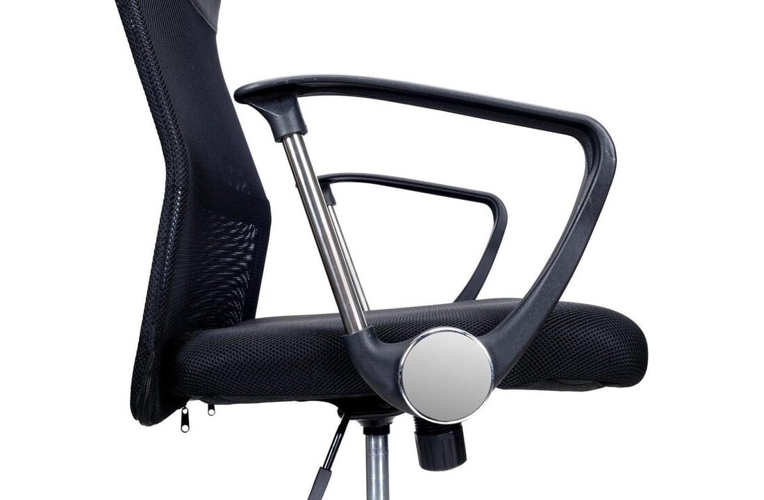 Bureaustoel verstelbaar - Ergonomisch Zwart Kunststof/Metaal