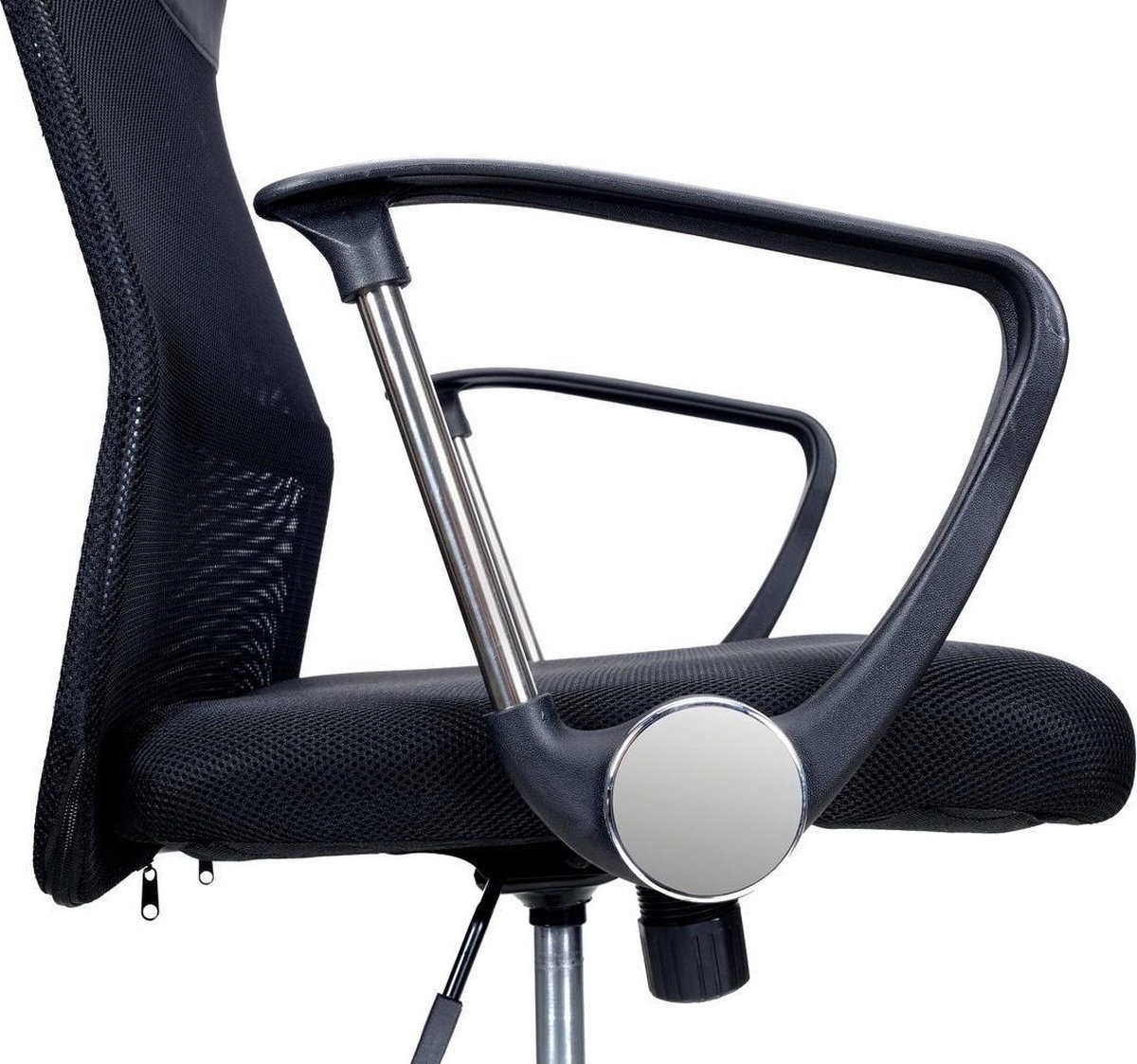 Bureaustoel verstelbaar - Ergonomisch Zwart Kunststof/Metaal