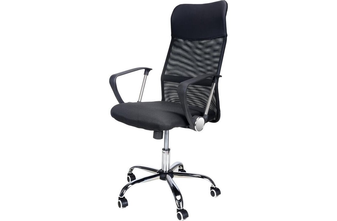 Bureaustoel verstelbaar - Ergonomisch Zwart Kunststof/Metaal