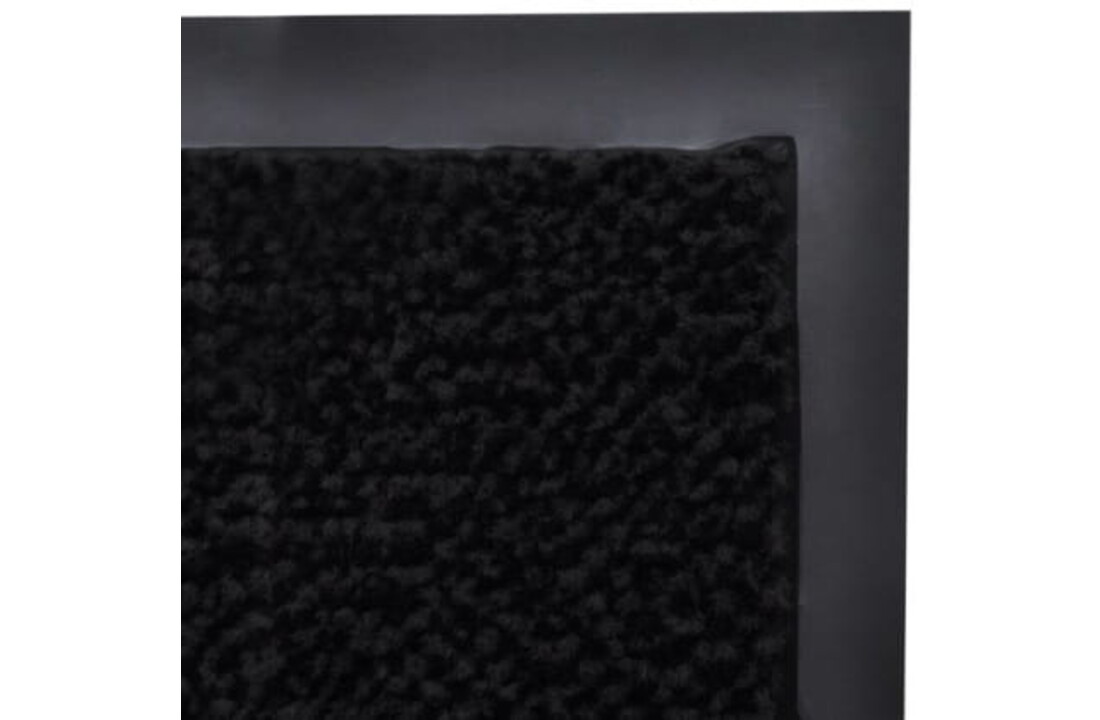 Grote zwarte entreemat 150x90 cm – antislip rubber/polypropyleen