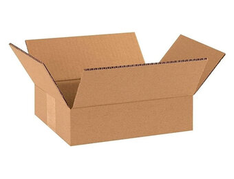 Grote verhuisdozen | 60x40x20cm Bruin Enkelgolfkarton | 10 Stuks