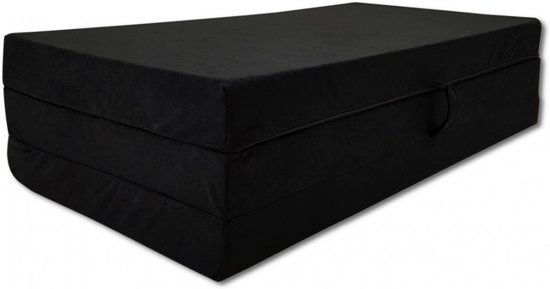 Opklapmatras 120x200 | Compact, Comfortabel & Multifunctioneel | Zwart Foam