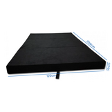 Campingmatras opvouwbaar 120x200x10cm zwart foam