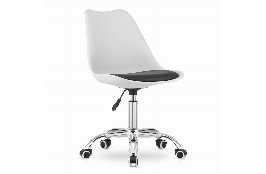 Ergonomische bureaustoel wit - In hoogte verstelbaar, 58cm max hoogte