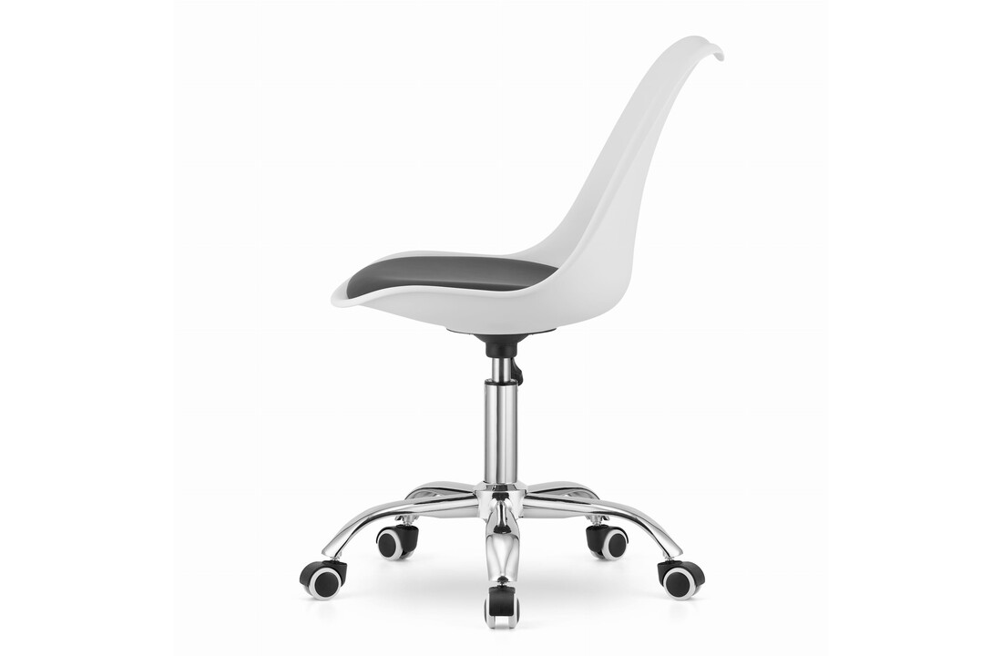 Ergonomische bureaustoel wit - In hoogte verstelbaar, 58cm max hoogte