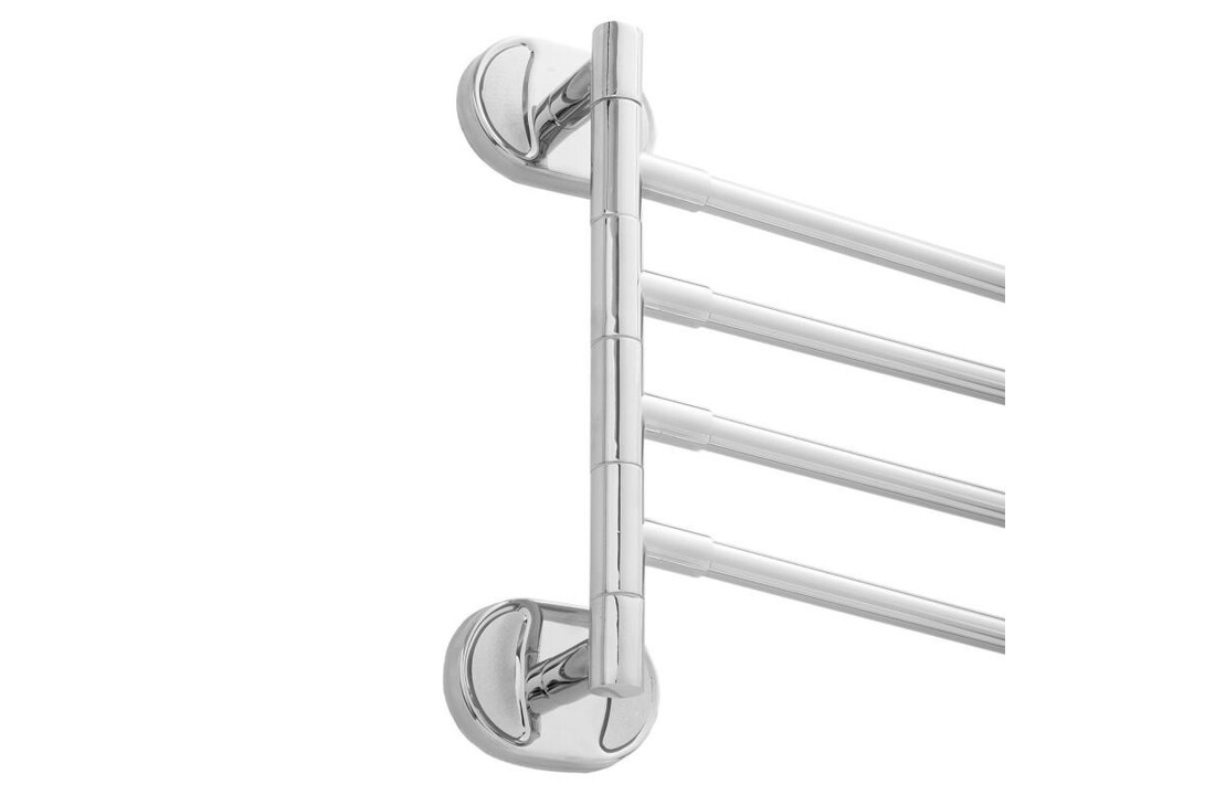 Wandrek handdoeken chroom | 47x24 cm | Verchroomd staal